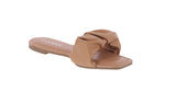 WOMAN'S SHOES NUDE PU SANDALS CHIC