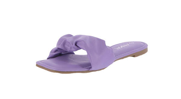 WOMAN'S SHOES PURPLE PU SANDALS CHIC