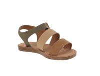 WOMAN'S SHOES KHAKI PU LEATHER SANDALS COMING