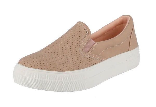 WOMAN'S SHOES MAUVE NUB SNEAKER CROFT