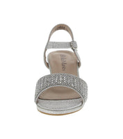 KID'S SHOES SILVER GLITTER HEELS CUTESMILE-3K