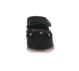 BABY'S SHOES BLACK PU/LEATHER FLATS CUTY-22