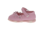 KID'S SHOES PINK PU/LEATHER FLATS CUTY-22