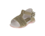 KID'S SHOES BEIGE SUEDE SANDALS CUTY-28