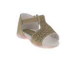 KID'S SHOES BEIGE SUEDE SANDALS CUTY-28