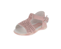 KID'S SHOES PINK SUEDE SANDALS CUTY-28