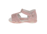 KID'S SHOES PINK SUEDE SANDALS CUTY-28