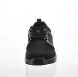 MEN'S SHOES BLACK MESH TENNIS SNEAKERS D6419M