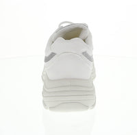 WOMAN'S SHOES WHITE PU LEATHER TENNIS SNEAKERS DADDY-3