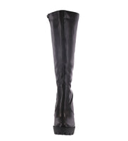 WOMAN'S SHOES BLACK PU BOOTS DALE-25