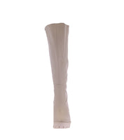 WOMAN'S SHOES IVORY PU BOOTS DALE-25