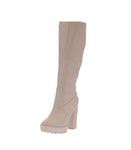 WOMAN'S SHOES IVORY PU BOOTS DALE-25