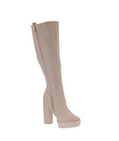 WOMAN'S SHOES IVORY PU BOOTS DALE-25