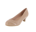 WOMAN'S SHOES BEIGE PAT HEELS DANA-9