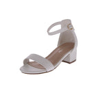 KID'S SHOES WHITE PU HEELS DARCIE-1K