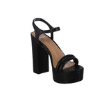 WOMAN'S SHOES BLACK PU HEELS DARCY-01