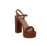 WOMAN'S SHOES TAN PU HEELS DARCY-01