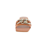 WOMAN'S SHOES ORANGE PU SANDALS DARLENE