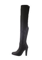 WOMAN'S SHOES BLACK PU BOOTS DASIA-H9