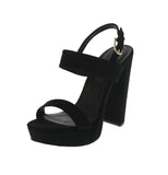 WOMAN'S HEELS BLACK SUEDE PU DEARLY-08