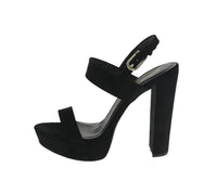 WOMAN'S HEELS BLACK SUEDE PU DEARLY-08