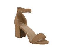 WOMEN'S SHOES TAN SUEDE HEELS DELIA-1