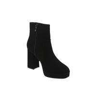 WOMAN'S BOOTIES BLACK NUB DESERT-1