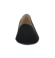 WOMAN'S SHOES BLACK SUEDE FLATS DIANA-81