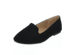 WOMAN'S SHOES BLACK SUEDE FLATS DIANA-81