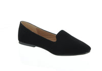 WOMAN'S SHOES BLACK SUEDE FLATS DIANA-81