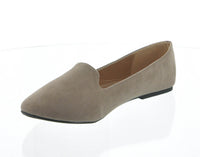 WOMAN'S SHOES TAUPE SUEDE FLATS DIANA-81