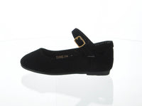 KID'S SHOES BLACK PU FLATS DIANE-29K