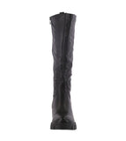 WOMAN'S BOOTS BLACK PU DINO-1