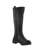 WOMAN'S BOOTS BLACK PU DINO-1