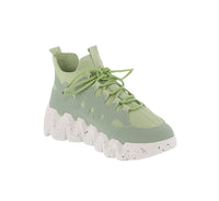 WOMAN'S SHOES MINT NUB/FABRIC TENNIS SNEAKERS DISH-81