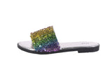 WOMAN'S SHOES RAINBOW GLITTER PU SANDALS DREAM