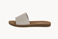 WOMAN'S SHOES WHITE NUB SANDALS EFRON