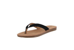 WOMAN'S SHOES BLACK NUB SANDALS ELLA