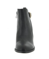 WOMAN'S SHOES BLACK PU BOOTIES ERIKA-81