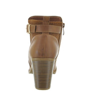 WOMAN'S SHOES TAN PU BOOTIES ERIKA-81