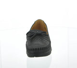 WOMAN'S SHOES BLACK PU DOCKSIDE F31-77