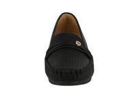 WOMAN'S SHOES BLACK PU DOCKSIDE F84-15