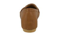 WOMAN'S SHOES CAMEL PU DOCKSIDE F84-15