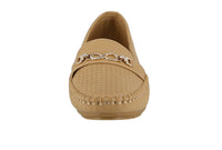 WOMAN'S SHOES BEIGE PU DOCKSIDE F84-16