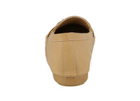 WOMAN'S SHOES BEIGE PU DOCKSIDE F84-16