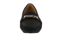 WOMAN'S SHOES BLACK PU DOCKSIDE F84-16