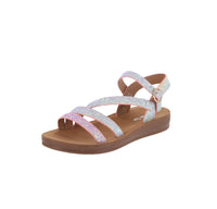 KID'S SHOES MULTI GLITTER SANDALS FAITH-5K