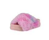 WOMAN'S SHOES MULTI FLUFF SANDALS FAMOUS