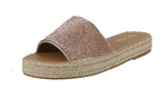 WOMAN'S SHOES ROSE GOLD GLITTER SANDAL FINLEY-1