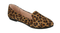 WOMAN'S SHOES LEOPARD SUEDE FLATS FLEXIBLE-22